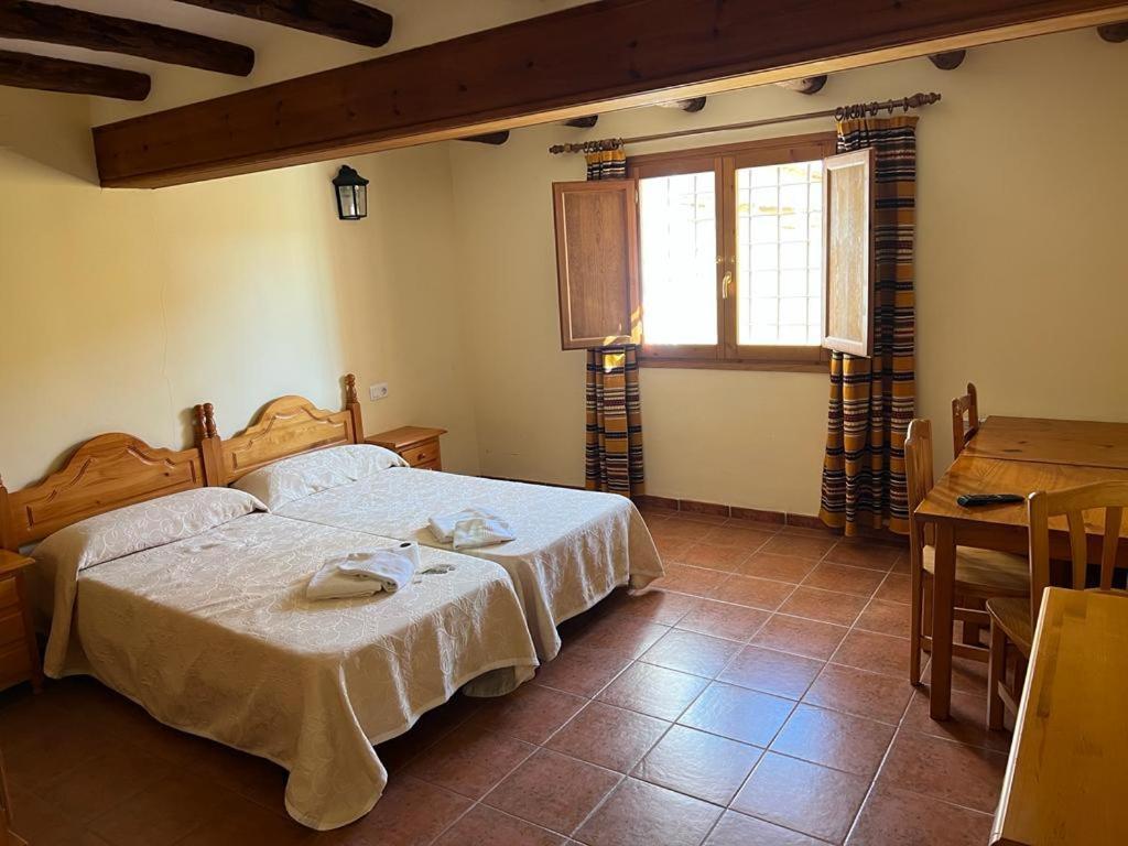Hotel El Bergantes Zorita del Maestrazgo Esterno foto