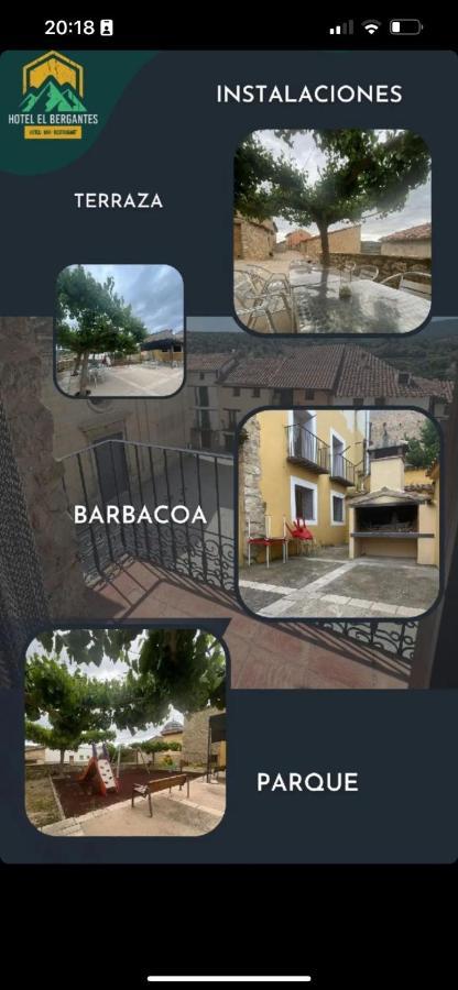 Hotel El Bergantes Zorita del Maestrazgo Esterno foto